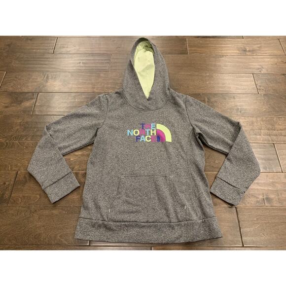 The North Face Gray Womens Pullover Pocket Hoodie Sweatshirt Size M MEDIUM - Picture 2 of 8